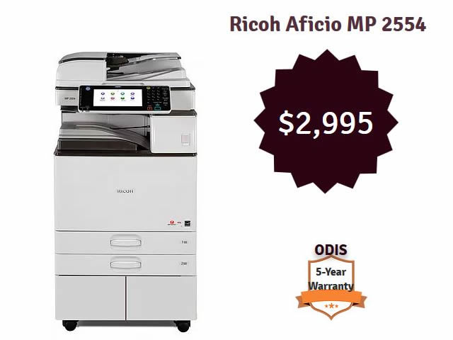 Virginia Copiers Special Offer Ricoh MP 2554